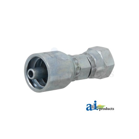 A & I Products Din Light 24 degree Seat Female Swivel with O-Ring 3" x2" x1" A-F-DL04-08-14-K2